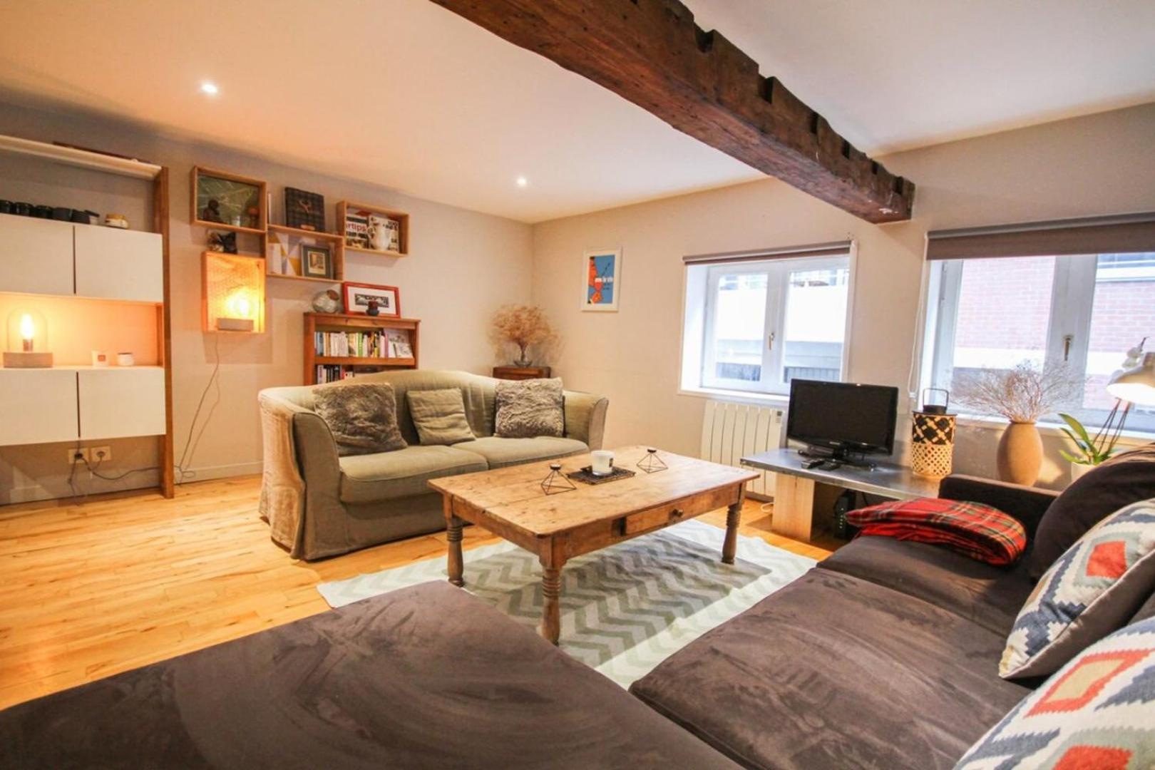 Duplex In The Heart Of Old Lille Terrace + Parking 아파트 외부 사진